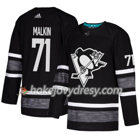 Pánské Hokejový Dres Pittsburgh Penguins Evgeni Malkin 71 Černá 2019 NHL All-Star Adidas Authentic